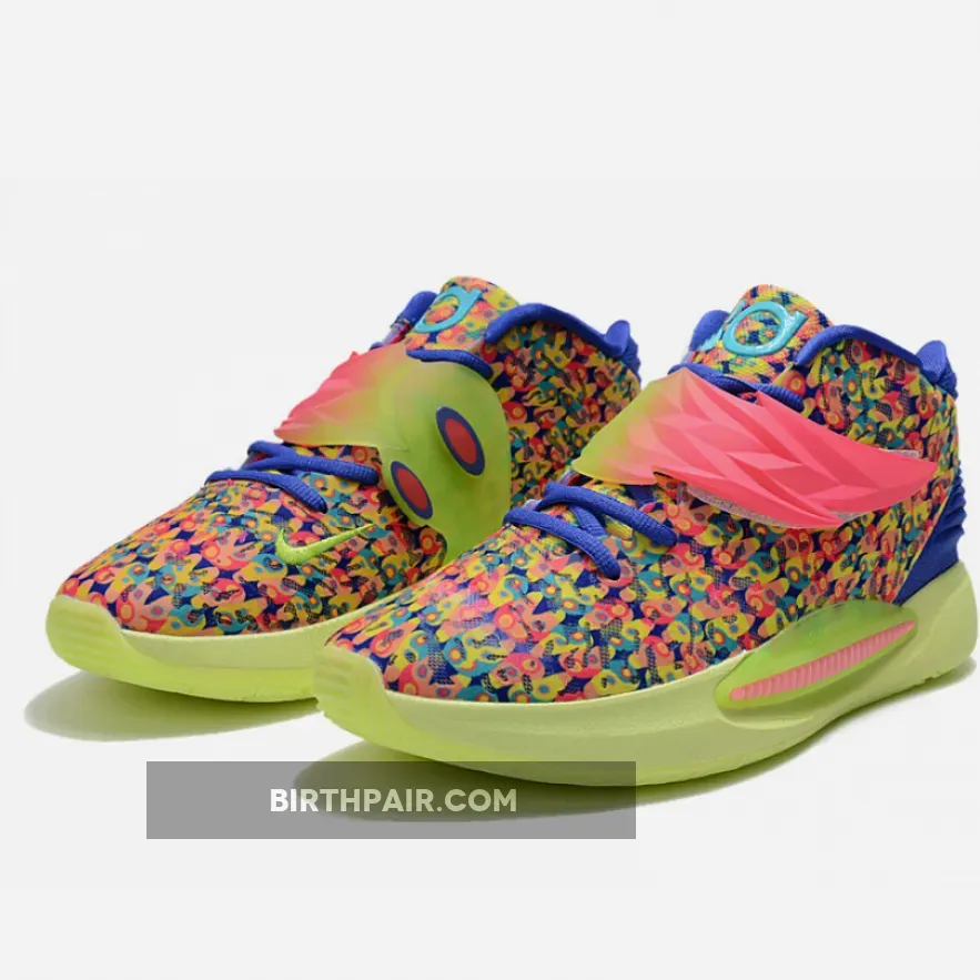 Kd 14 Ron English Nike KD 14 'Ron English' Lapis/Hyper Pink-Turquoise Blue