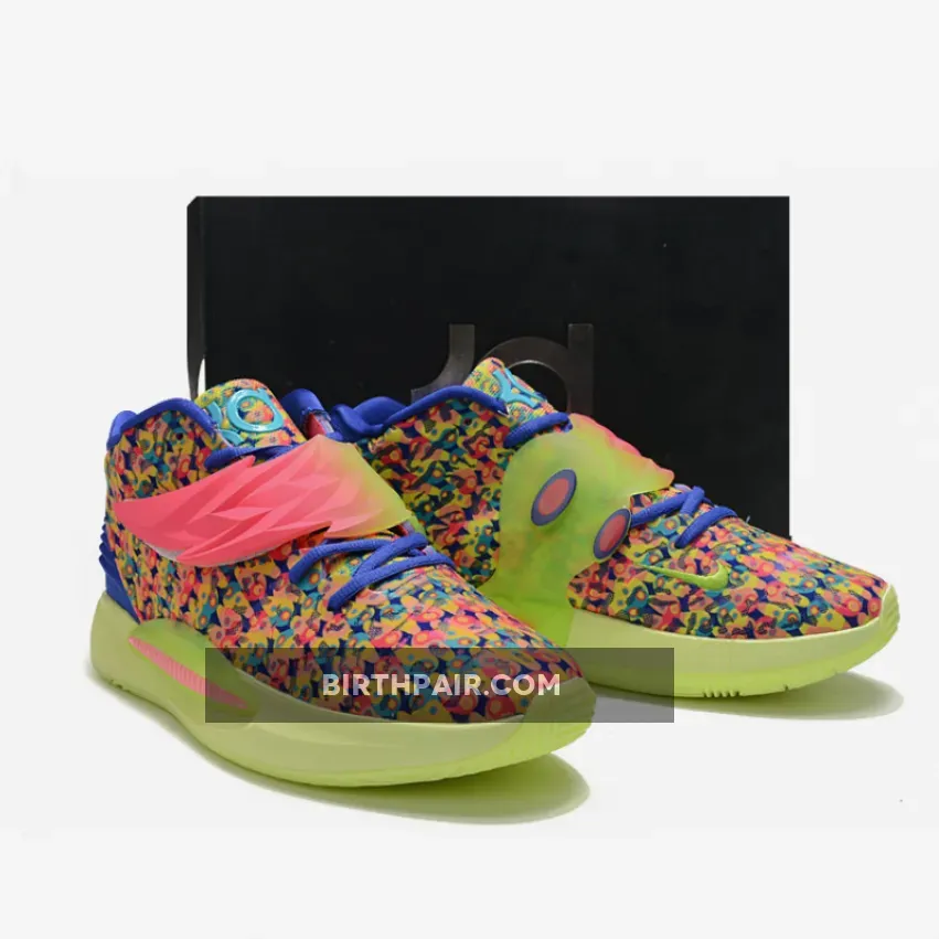 Kd 14 Ron English Nike KD 14 'Ron English' Lapis/Hyper Pink-Turquoise Blue