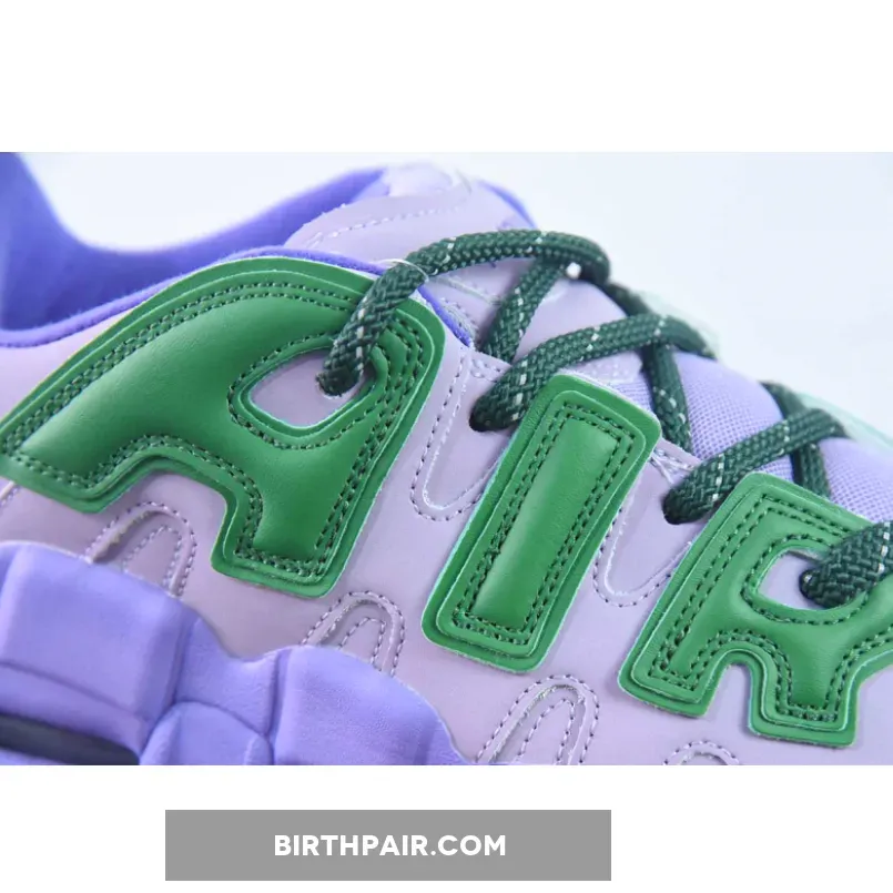 AMBUSH x Nike Air More Uptempo Lilac/Apple Green-University Red