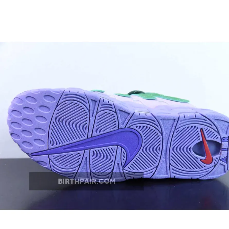 AMBUSH x Nike Air More Uptempo Lilac/Apple Green-University Red