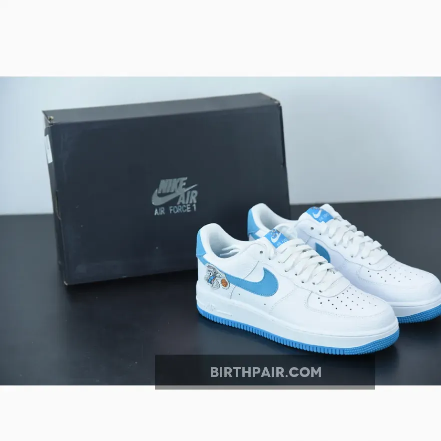 Bugs & Lola Bunny x Nike Air Force 1 'Space Jam' White/Light Blue Fury - nike bugs bunny
