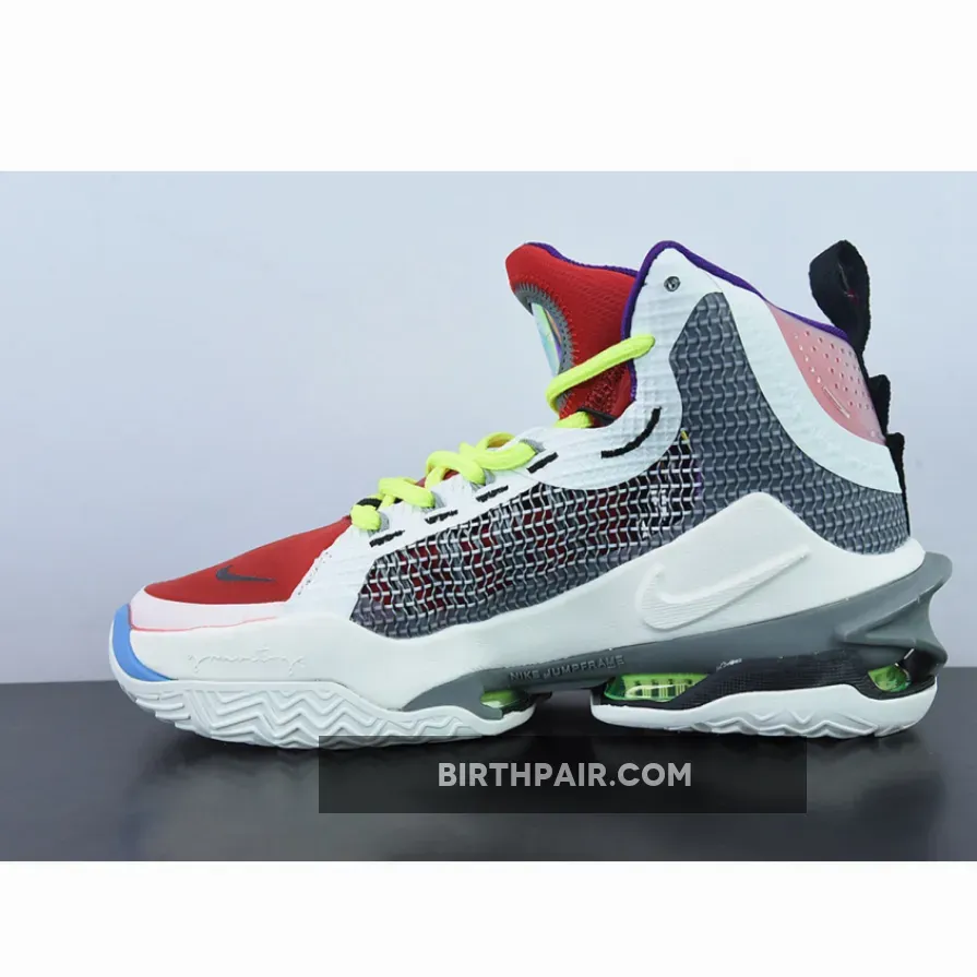 Nike Air Zoom G.t. Jump Size 13 / Nike Air Zoom GT Jump White/Red-Blue