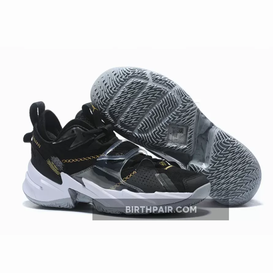 Jordan Why Not Zer0.3 'The Family' Black/Metallic Gold-White CD3003-001 / jordan why not zero.3 the family