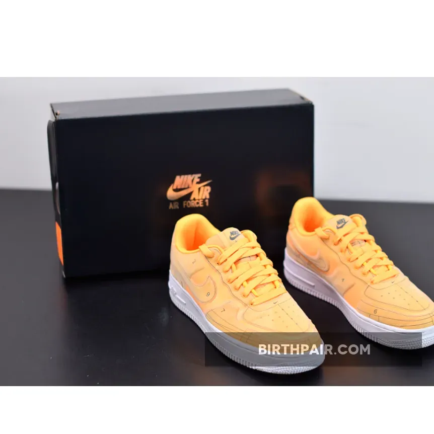 Nike Air Force 1 Low '07 LX Laser Orange/Summit White CI3445-800 CI34CI3445-800 Brand New