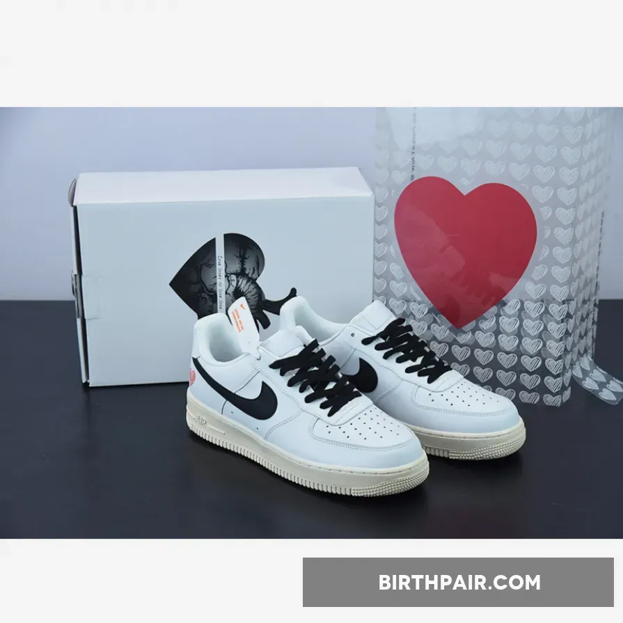 Nike Air Force 1 Low 'Love' White Black 1675865005 Online Sale