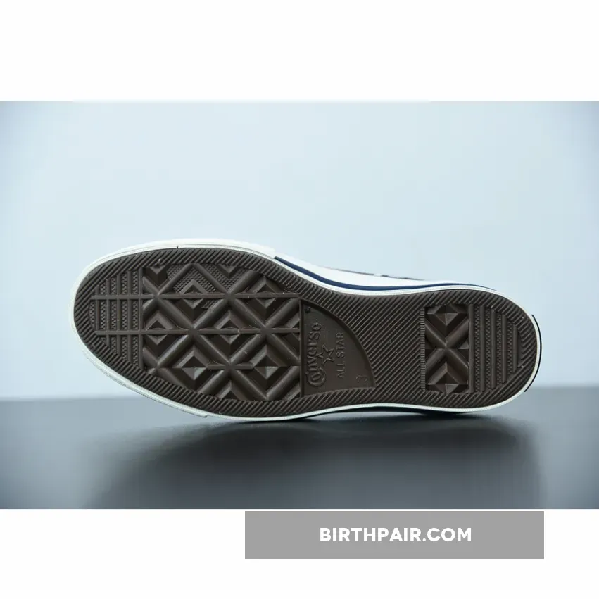 Converse Chuck 70 Midnight Navy Converse Indigo Boro Chuck 70 Low Top Midnight Navy/Egret/Garnet