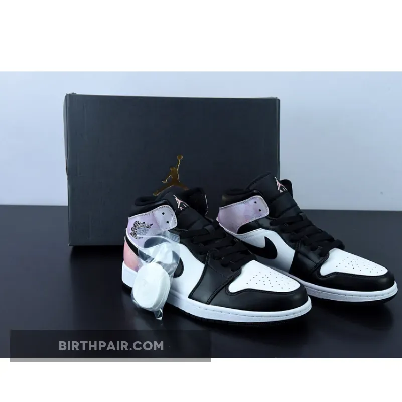 Bleach Coral Jordan 1 High / Air Jordan 1 Mid GS Zen Master For Womens