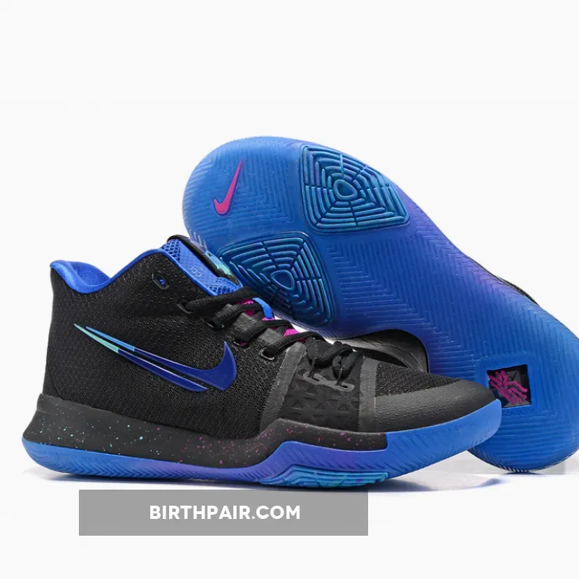 Purple Kyrie 3 / Nike Kyrie 3 'Flip The Switch' Black/Deep Royal-Royal Blue