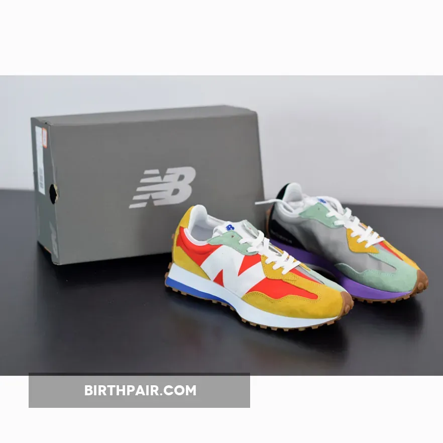 New Balance 327 Neo Flame/Varsity Gold WS327COB - new balance purple and green