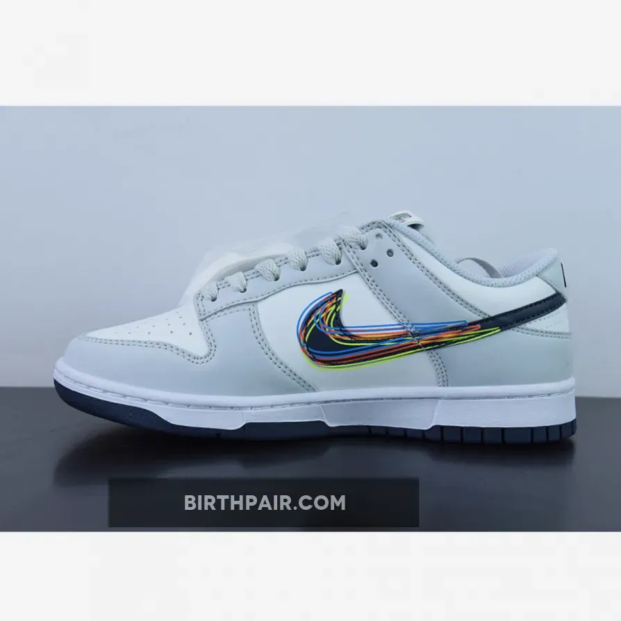 Nike Dunk Low 3D Swoosh White Grey #3d Swoosh Dunk Low