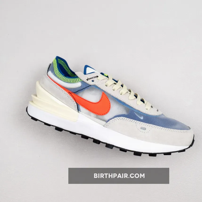 Nike Waffle One Coconut Milk/Hyper Crimson-Hyper Royal