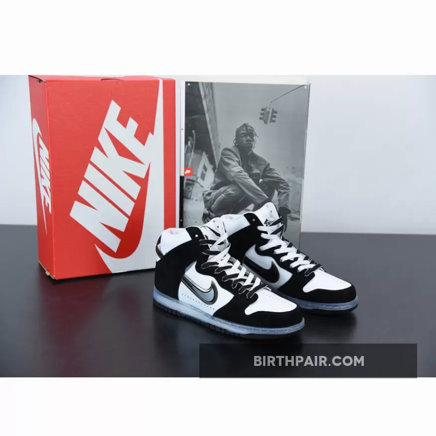 Slam Panda Slam Jam x Nike Dunk High White/Clear-Black