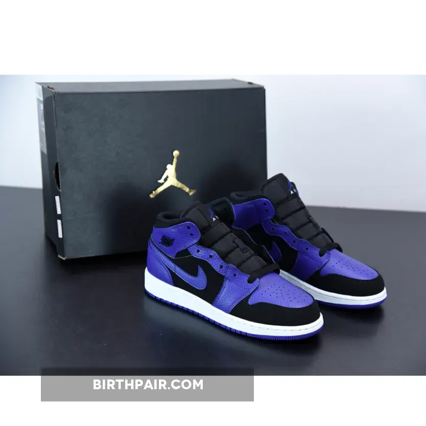 Air Jordan 1 Mid Black Concord 554724-051 / Air Jordan 1 Mid Se Concord