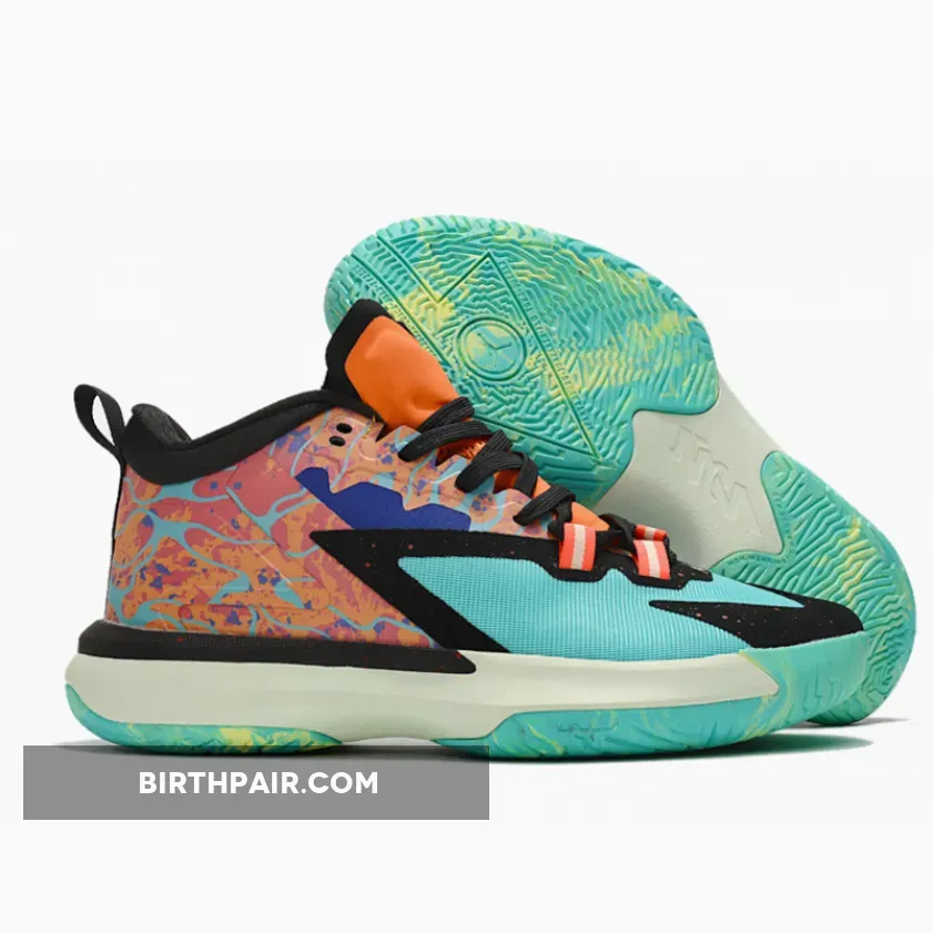 Jordan Zion 1 Cone/Hyper Jade/Persian Violet/Black / Jordan Zw