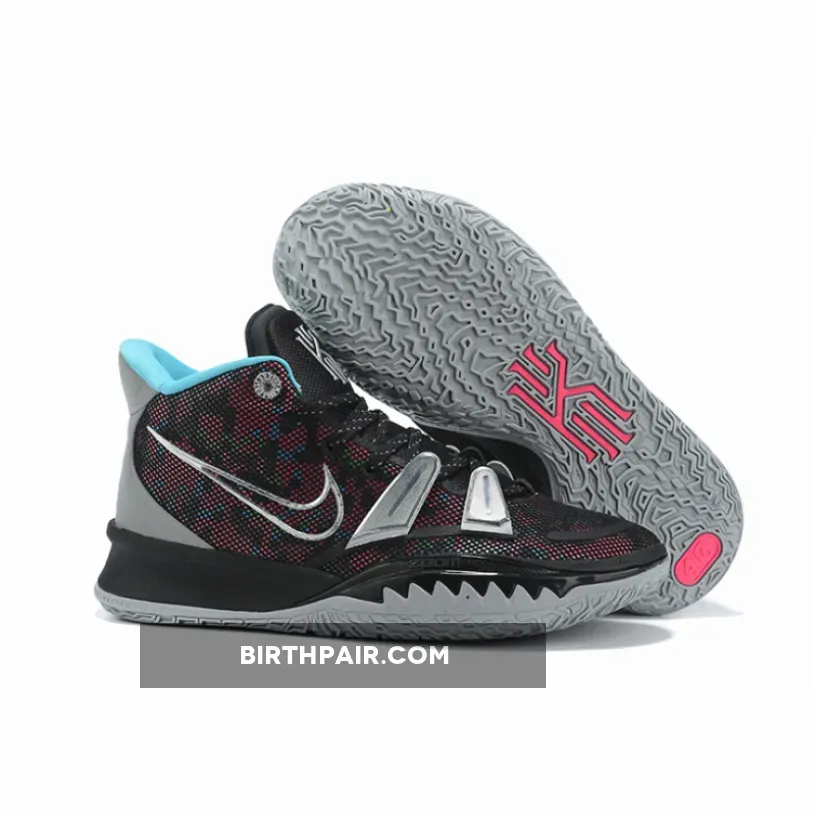 Camo Kyrie - Nike Kyrie 7 Black/Silver-Multi-Color CT4080-008