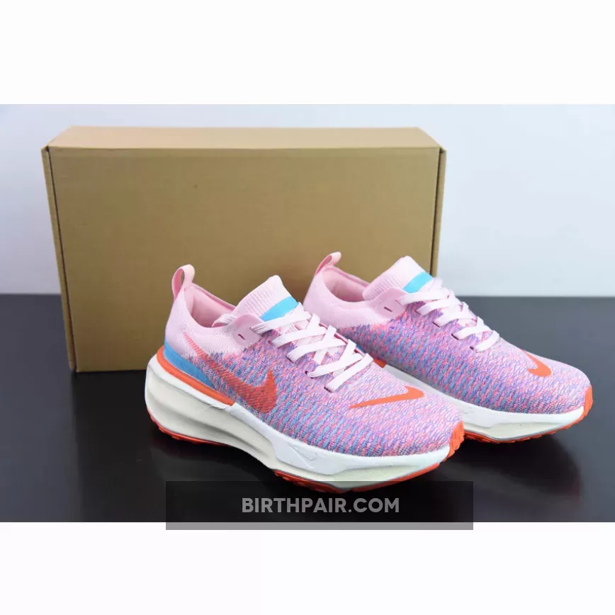 Dr2660-001 / nike invincible run flyknit 3 wmns pink white dr2660-600