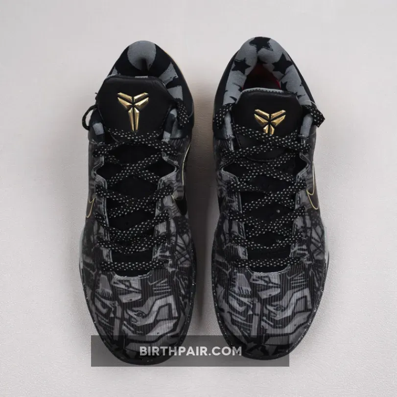 Prelude Kobe 7 Nike Kobe 7 System Prelude 'London' Cool Grey/Metallic Gold-Black