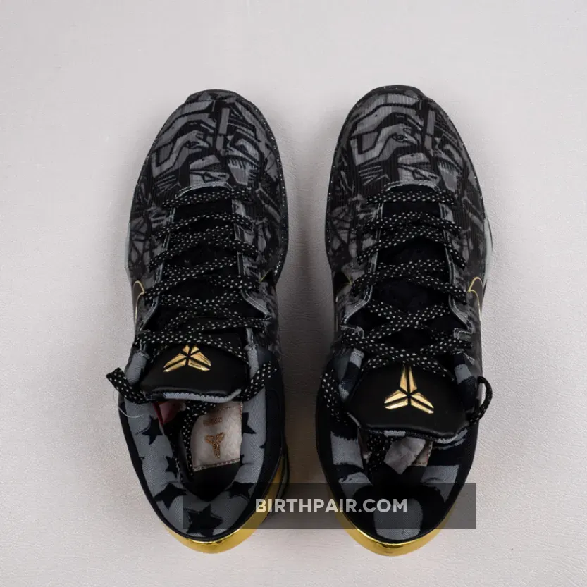 Prelude Kobe 7 Nike Kobe 7 System Prelude 'London' Cool Grey/Metallic Gold-Black