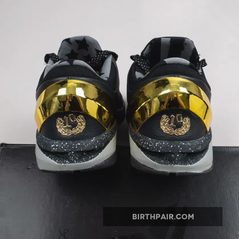 Prelude Kobe 7 Nike Kobe 7 System Prelude 'London' Cool Grey/Metallic Gold-Black