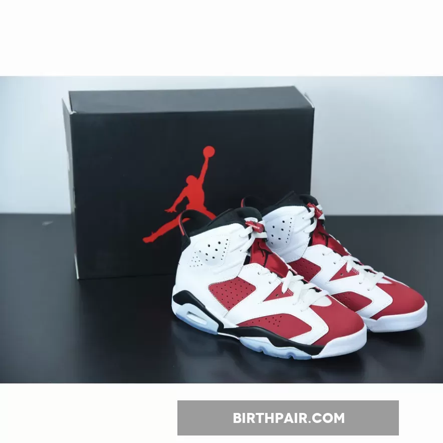 Air Jordan 6 'Carmine 2021' White/Black/Carmine CT8529-106 #jordan carmine 7