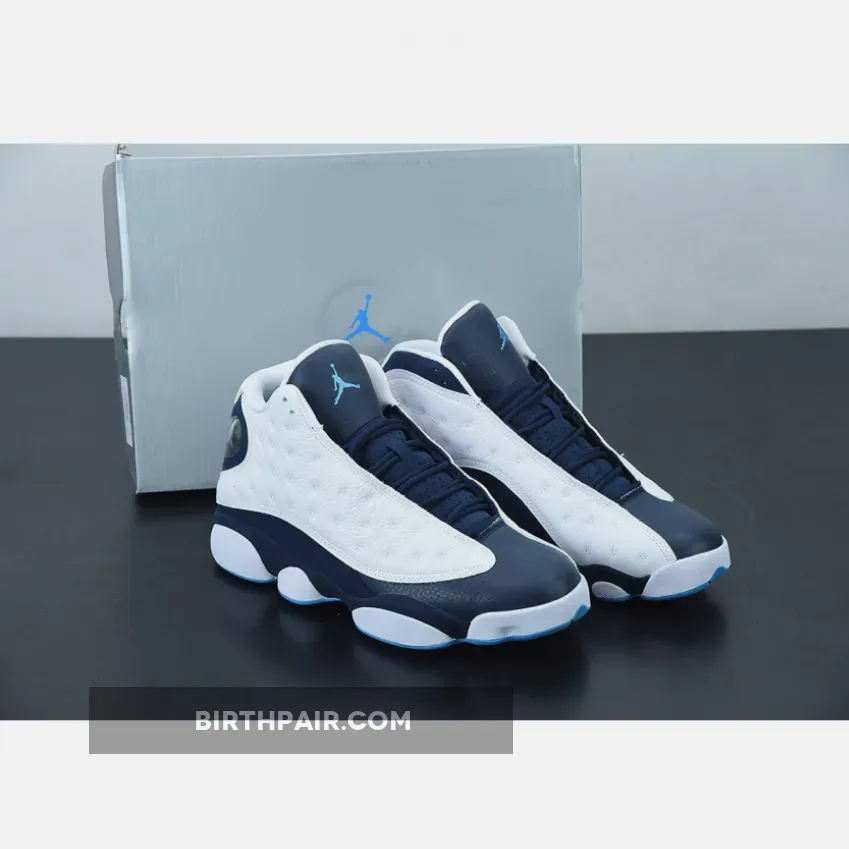 Jordan 13 Obsidian Shirts Air Jordan 13 White/Obsidian-Dark Powder Blue