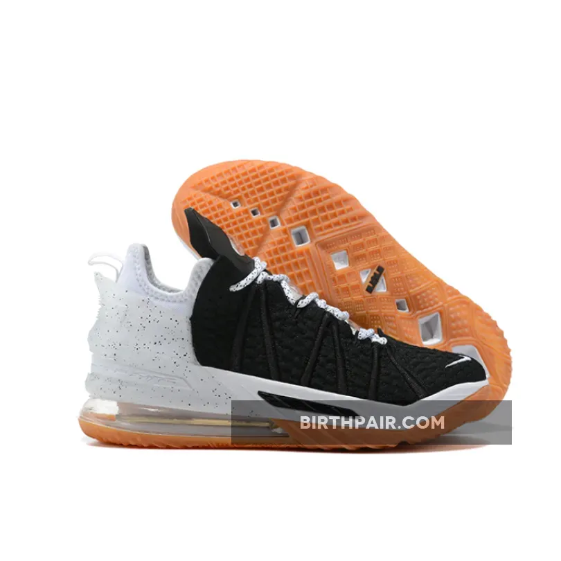 Nike LeBron 18 'Black Gum' / Lebron 18 Black White Gum CQ9283-007