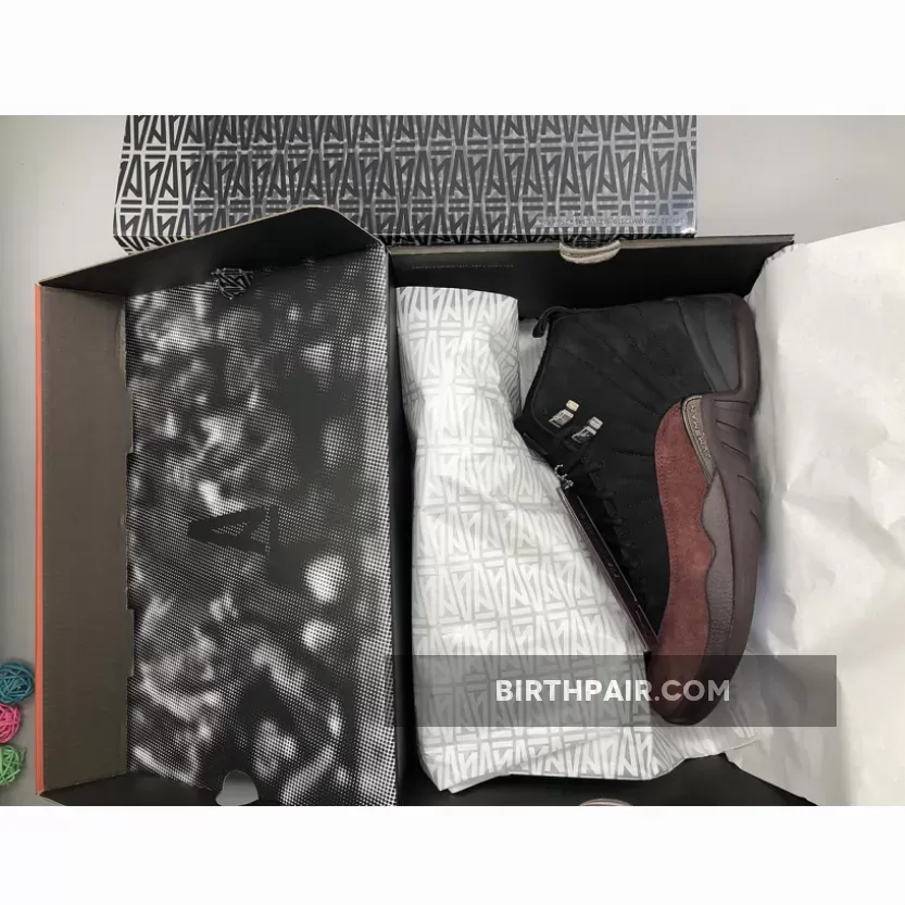 La Ma Maniere A Ma Maniére x Air Jordan 12 Black/Black-Burgundy Crush