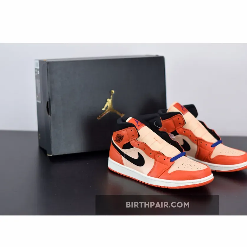 Jordan 1 Mid SE Team Orange 852542-800 aj 1 mid se team orange