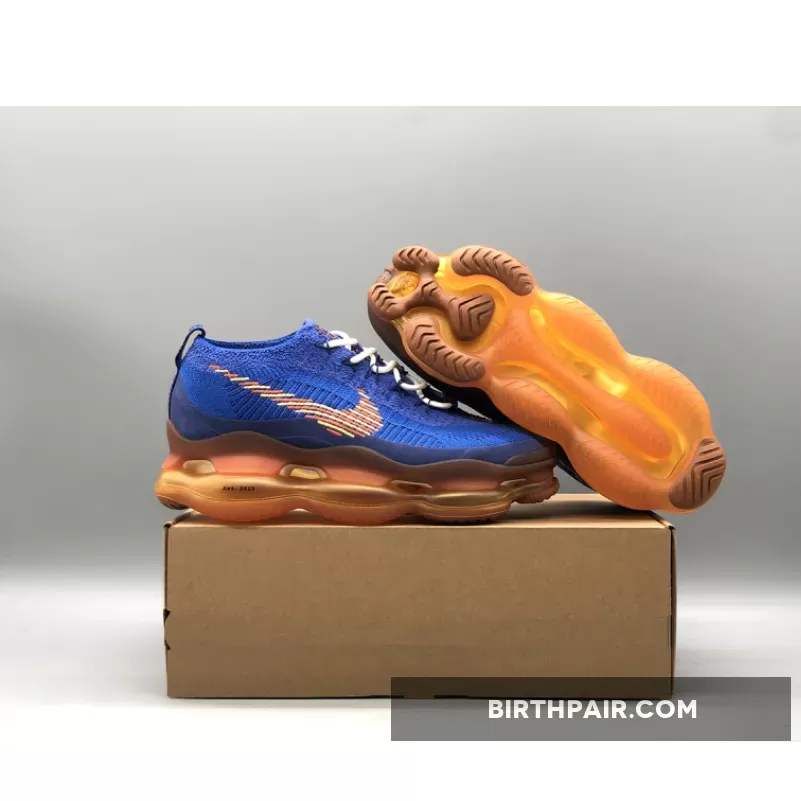 Nike Air Max Scorpion 'M. Frank Rudy' Racer Blue/Safety Orange DX4768-400 - m frank rudy