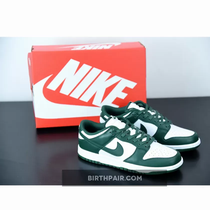 Nike Dunk Low White/Team Green-White-Total Orange DD1391-101 Nike Dunk Team Green