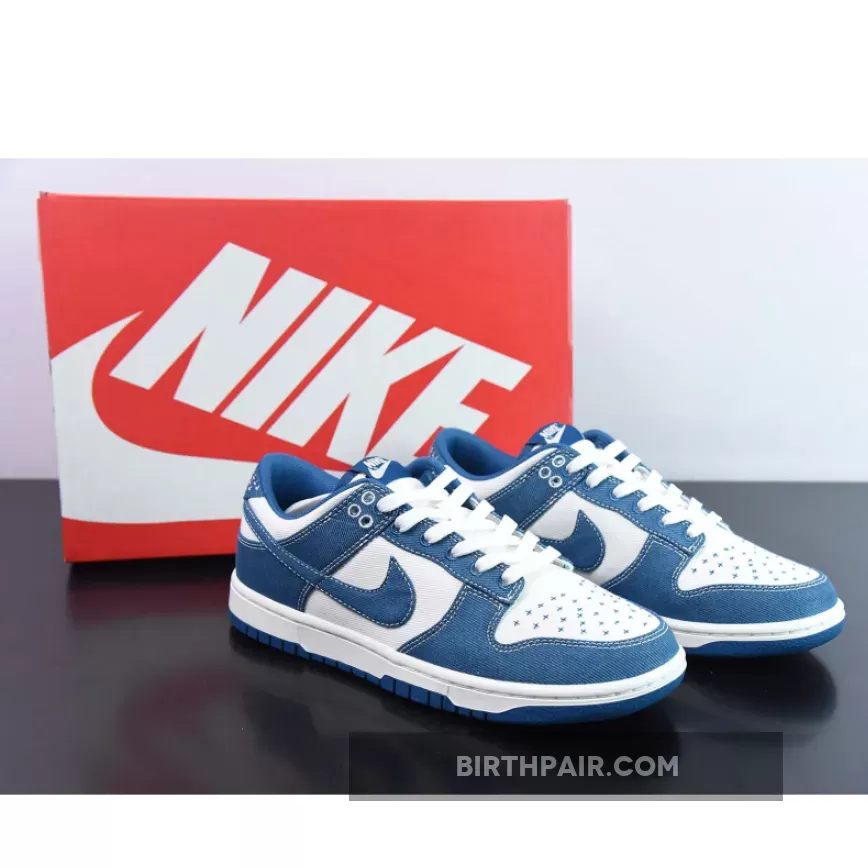 Nike Dunk Low Industrial Blue DV0834-101 - dunk low industrial blue sashiko