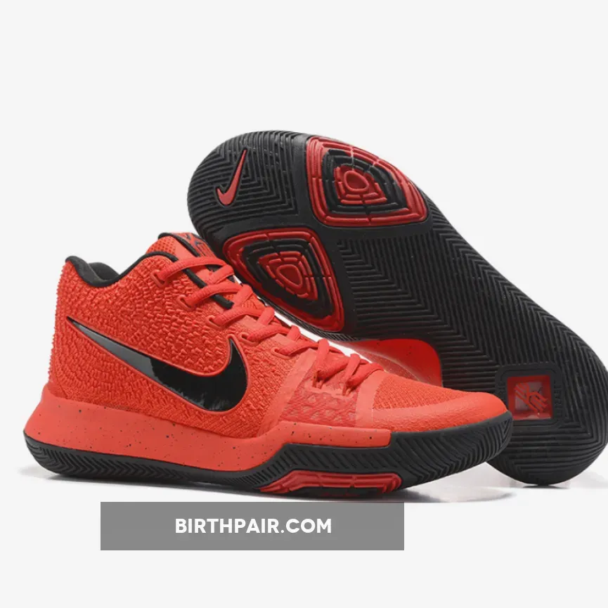 Red Kyrie 3 / Nike Kyrie 3 University Red 852395-600