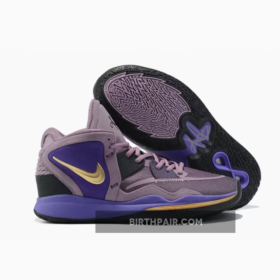 Nike Kyrie 8 Purple Gold Black / purple gold nike shoes