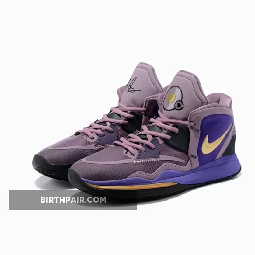 Nike Kyrie 8 Purple Gold Black Purple Kyrie Shoes