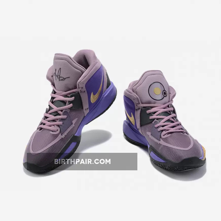 Nike Kyrie 8 Purple Gold Black Purple Kyrie Shoes