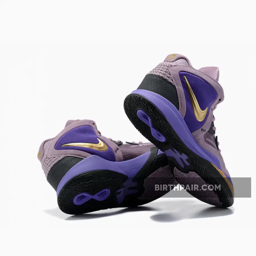 Nike Kyrie 8 Purple Gold Black Purple Kyrie Shoes