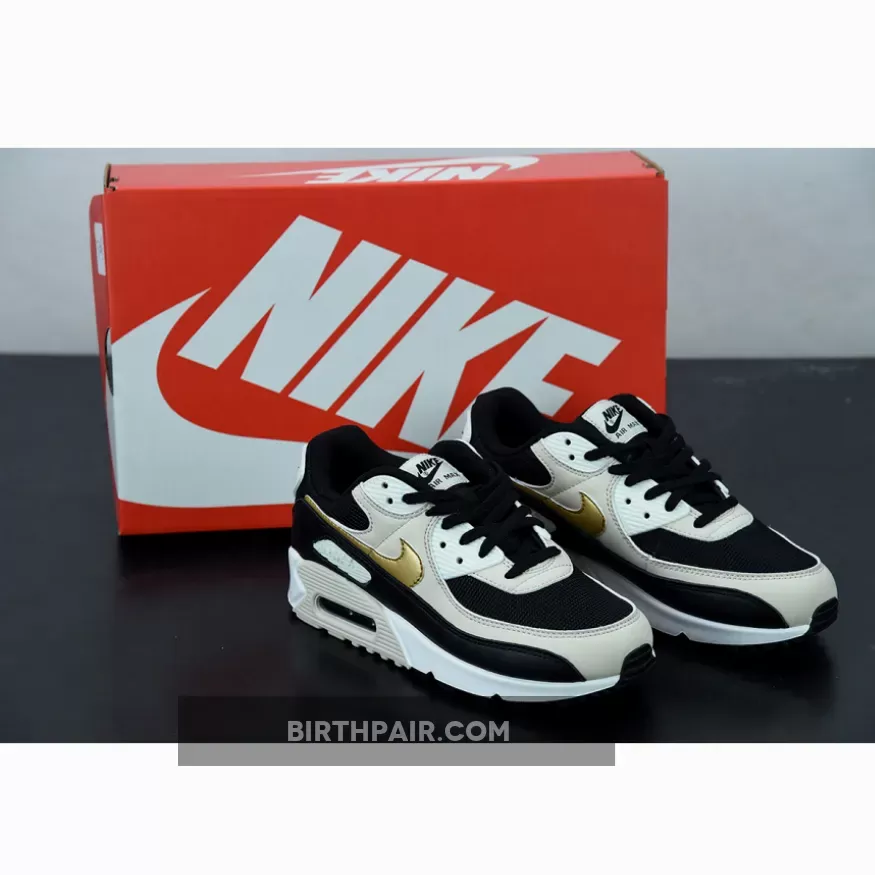 nike air max 90s black and gold