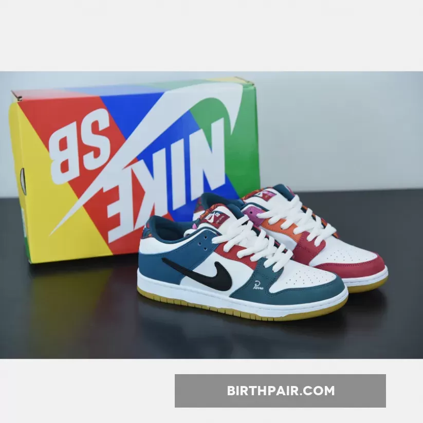 Multi Color Dunks Parra x Nike SB Dunk Low Multi-Color