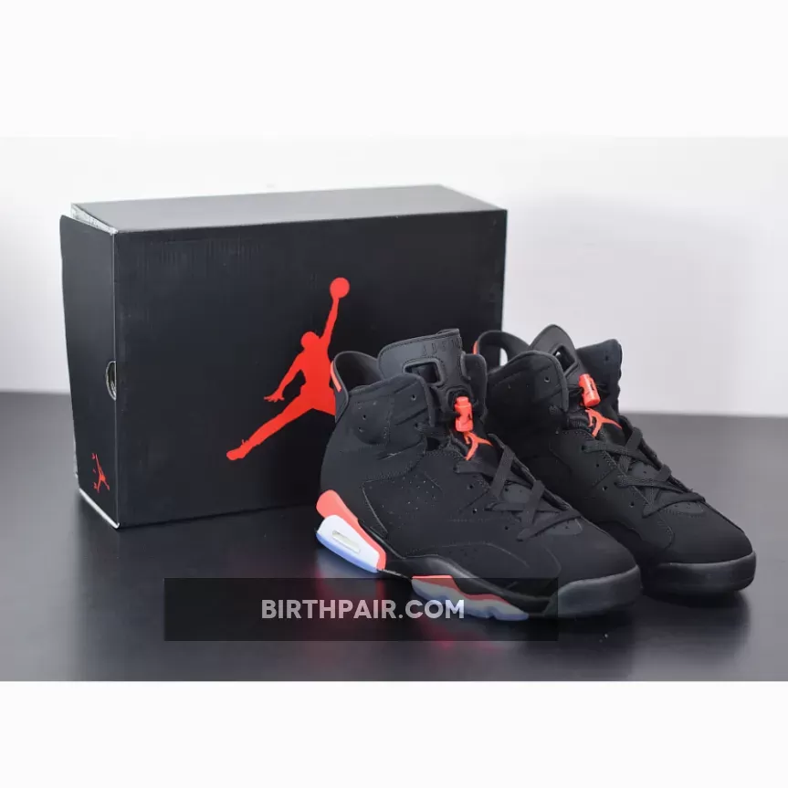 Bred 6s / Air Jordan 6 Retro 'Infrared' AJ6 Black 23-Black
