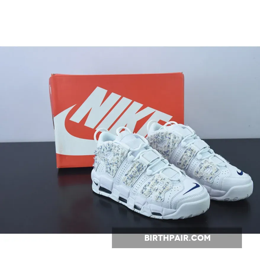 White And Blue Uptempo Nike Air More Uptempo White Blue