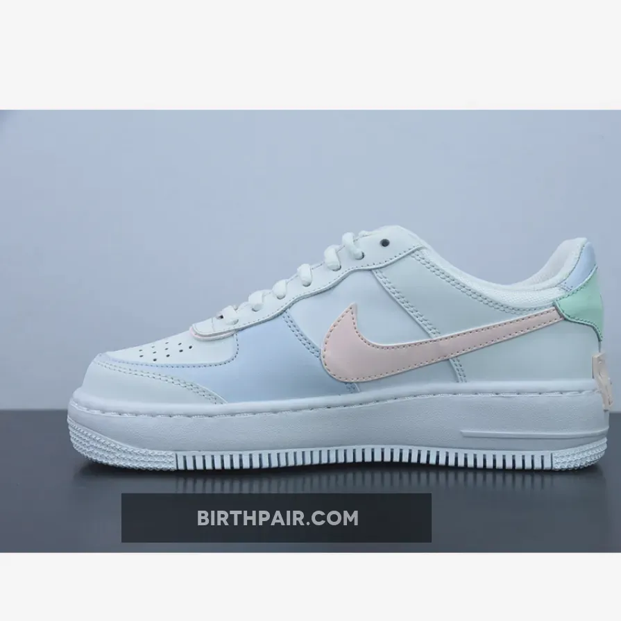 Mint Air Force / Nike Air Force 1 Shadow White/Atmosphere-Mint Foam-Football Grey