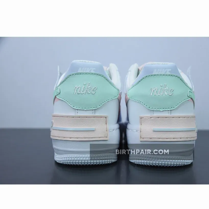 Mint Air Force / Nike Air Force 1 Shadow White/Atmosphere-Mint Foam-Football Grey