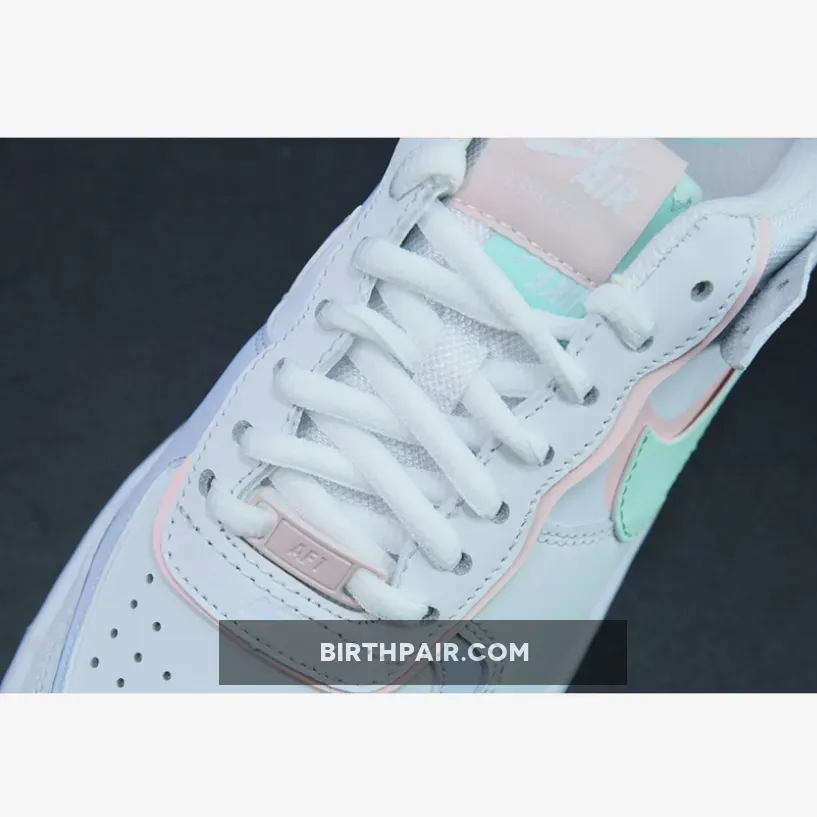 Mint Air Force / Nike Air Force 1 Shadow White/Atmosphere-Mint Foam-Football Grey