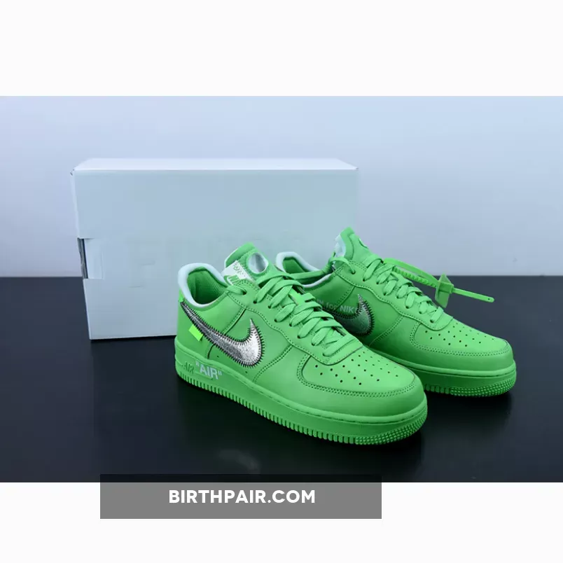 OFF-WHITE x Nike Air Force 1 Low 'Light Green Spark' off white spark green