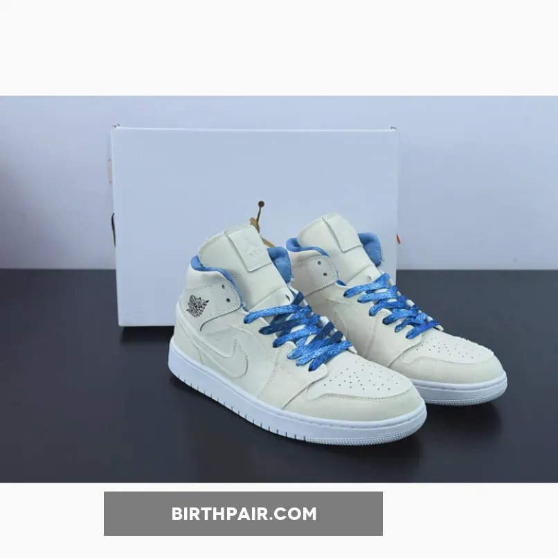 Wmns Air Jordan 1 Mid Se 'sanddrift' Air Jordan 1 Mid Sanddrift/Midnight Navy-White DM9126-104