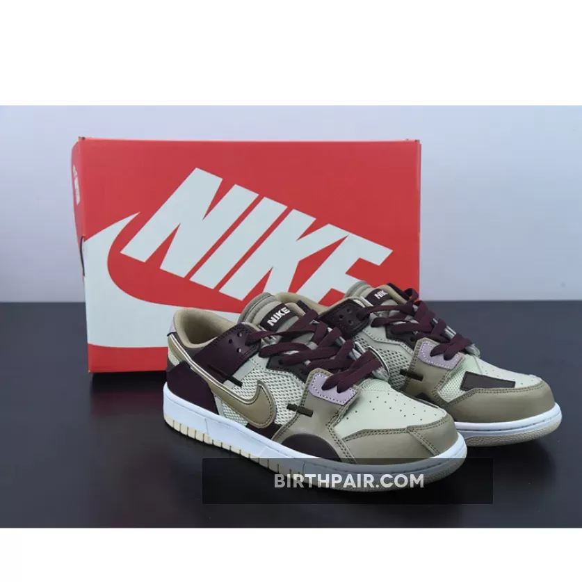 Nike Dunk Low Scrap Latte Tan/Brown / Tan And Brown Nike