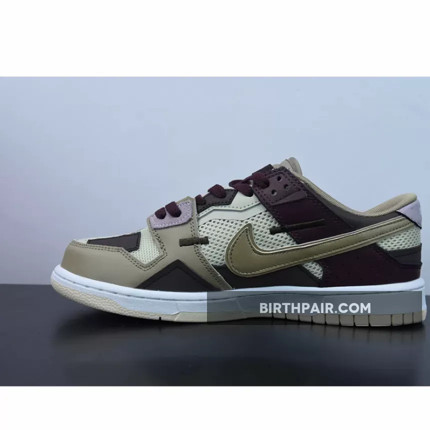 Nike Dunk Low Scrap Latte Tan/Brown / Tan And Brown Nike