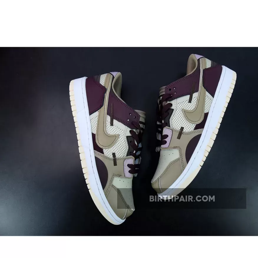 Nike Dunk Low Scrap Latte Tan/Brown / Tan And Brown Nike
