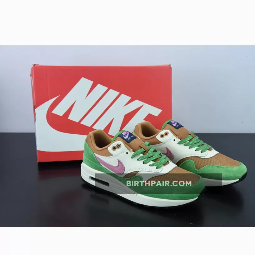 Nike Air Max 1 Treeline/Light Bordeaux-Dark Driftwood DR9773-300 - treeline airmax