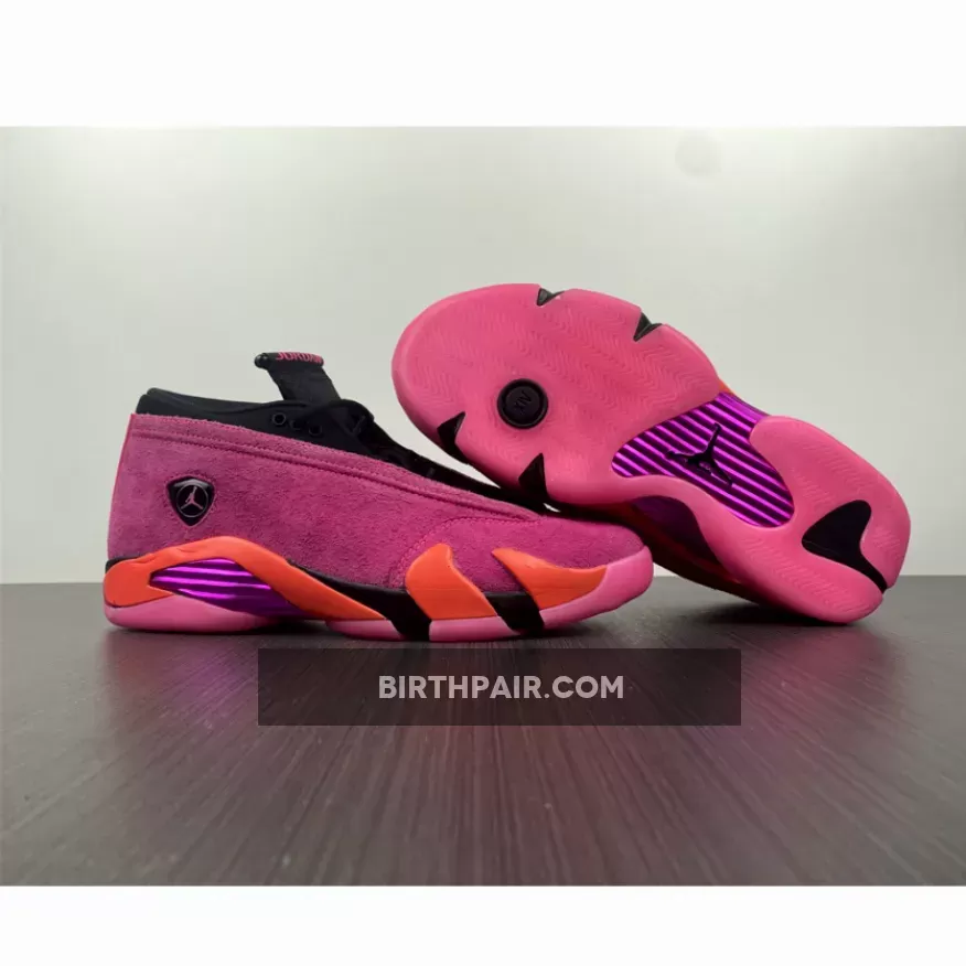 Air Jordan 14 Pink Jordan 14 Retro Low Shocking Pink DH4121-600